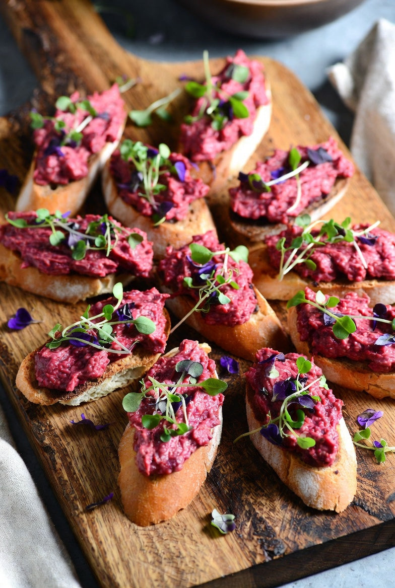 “Bruschettas & Tapas Festivas Simples y Rápido"